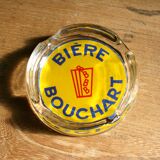 Vintage ashtray glass Beer Bouchart