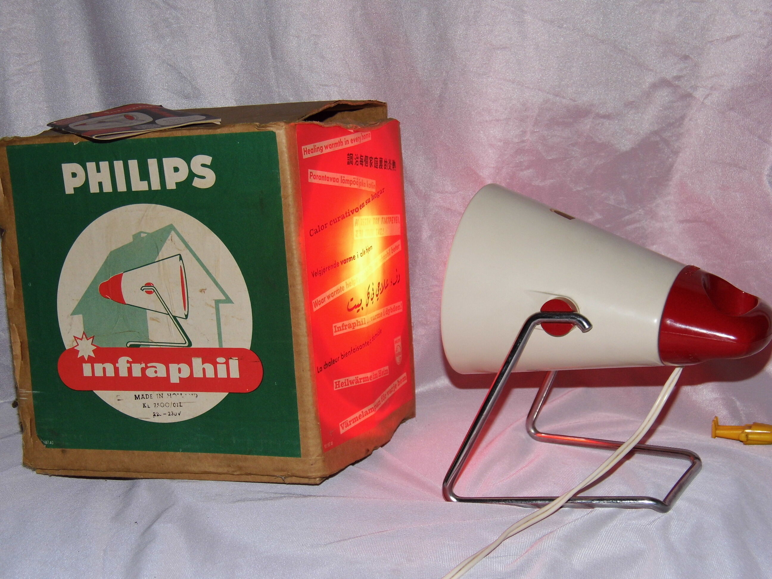 Vintage lamp Philips Infraphil