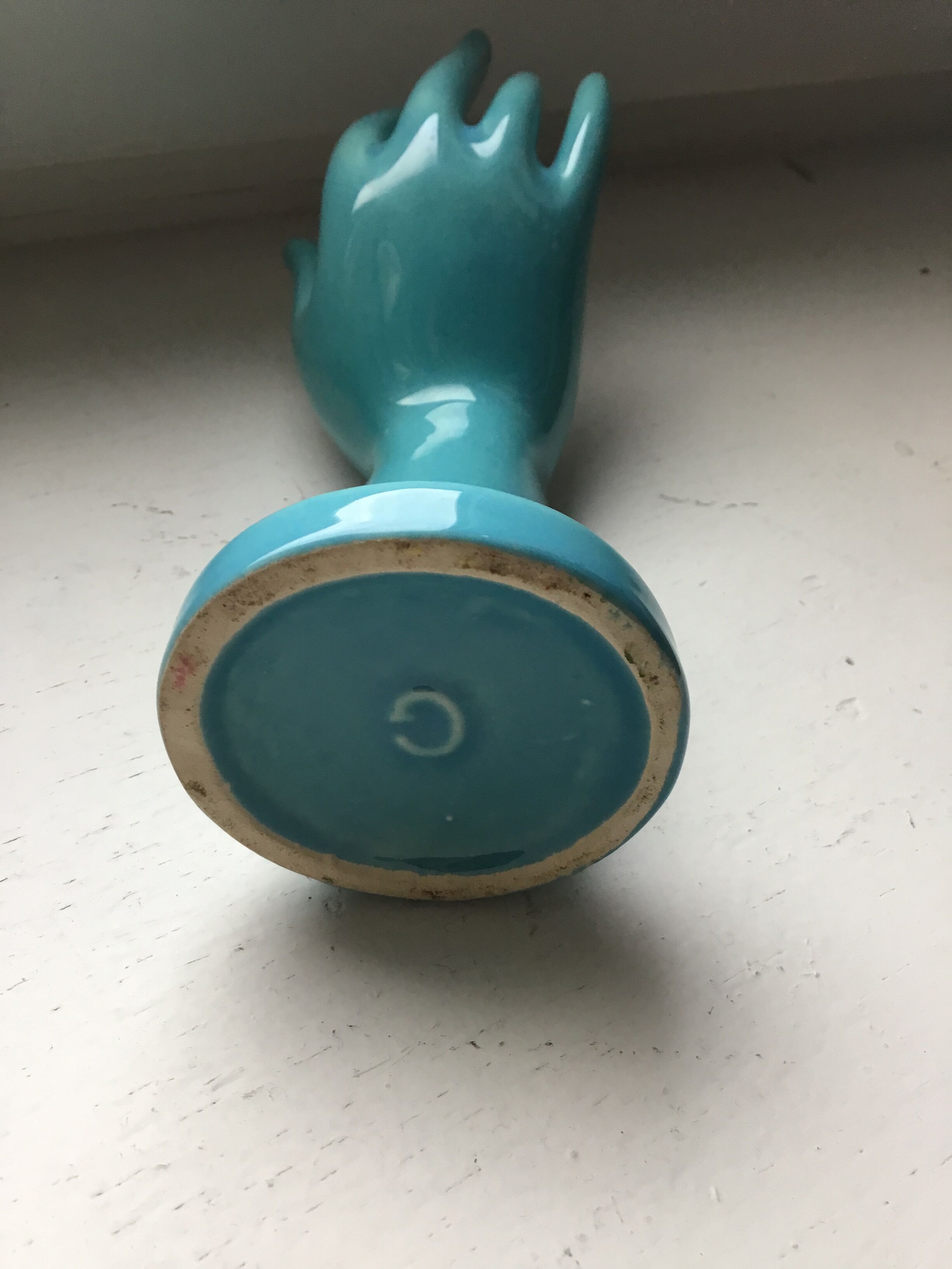 Blue ring holder
