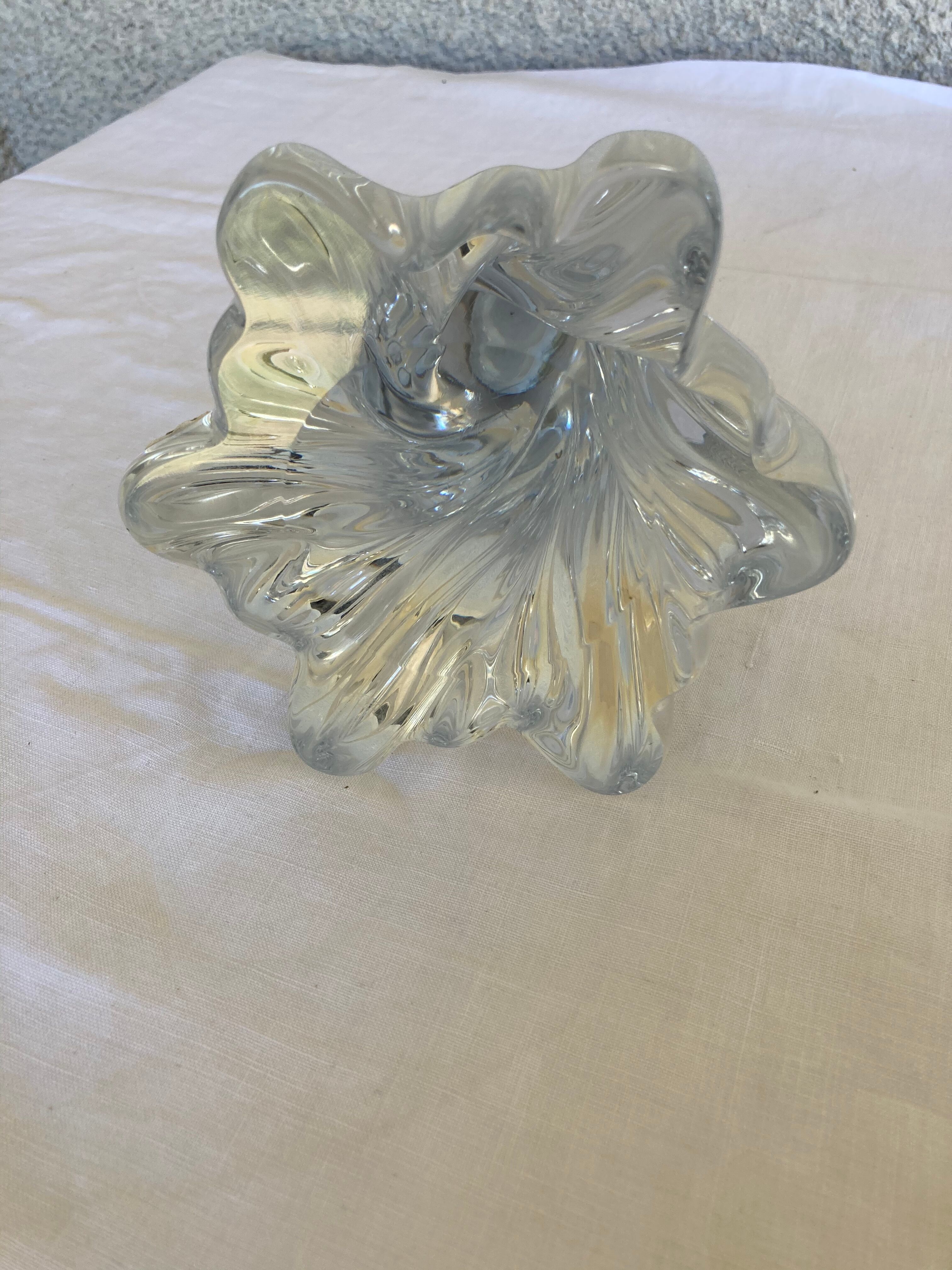 Baccarat crystal lamp foot