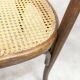 Fischel bench 1930 curved wood artisanal cane handmade