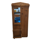 Meuble d'entrée ouvrant en bois massif