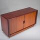 Danish rosewood tambour sideboard from Dyrlund, 1960s