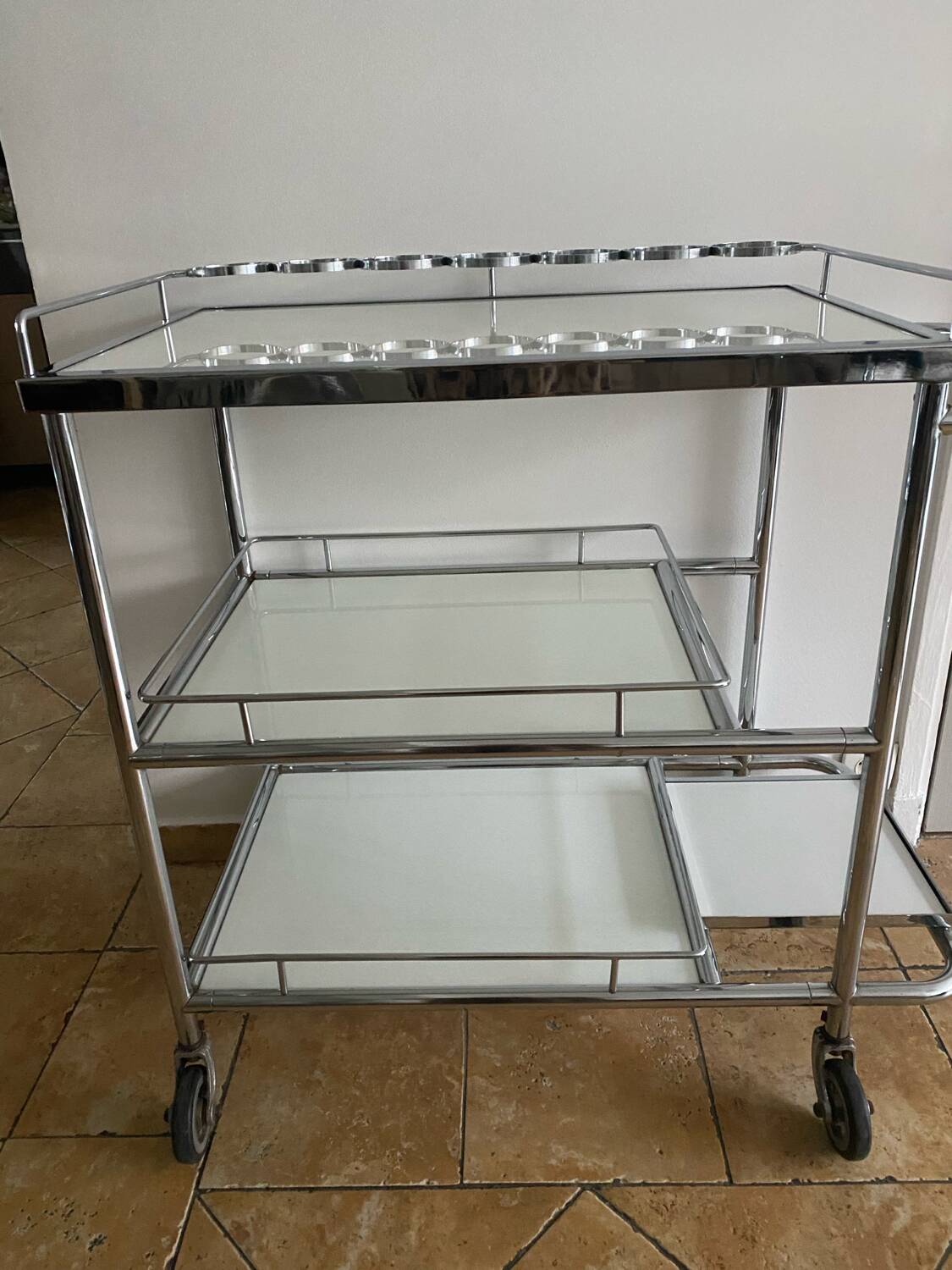 Vintage dessert trolley