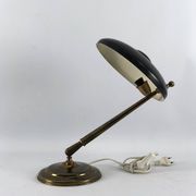 Lumi Milano, Mid-century brass and lacquer two joints table lamp