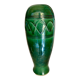 Enamelled ceramic vase, art deco