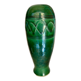 Vase en céramique émaillé , art deco
