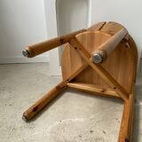 Pine armchair René Daumiller