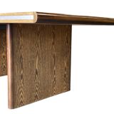 Vintage executive desk - large desk wenge 70s design