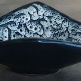 Cut ceramic centerpiece by vallauris fat lava sea foam 55 cm