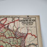School map vidal lablache mezieres france railway - liners