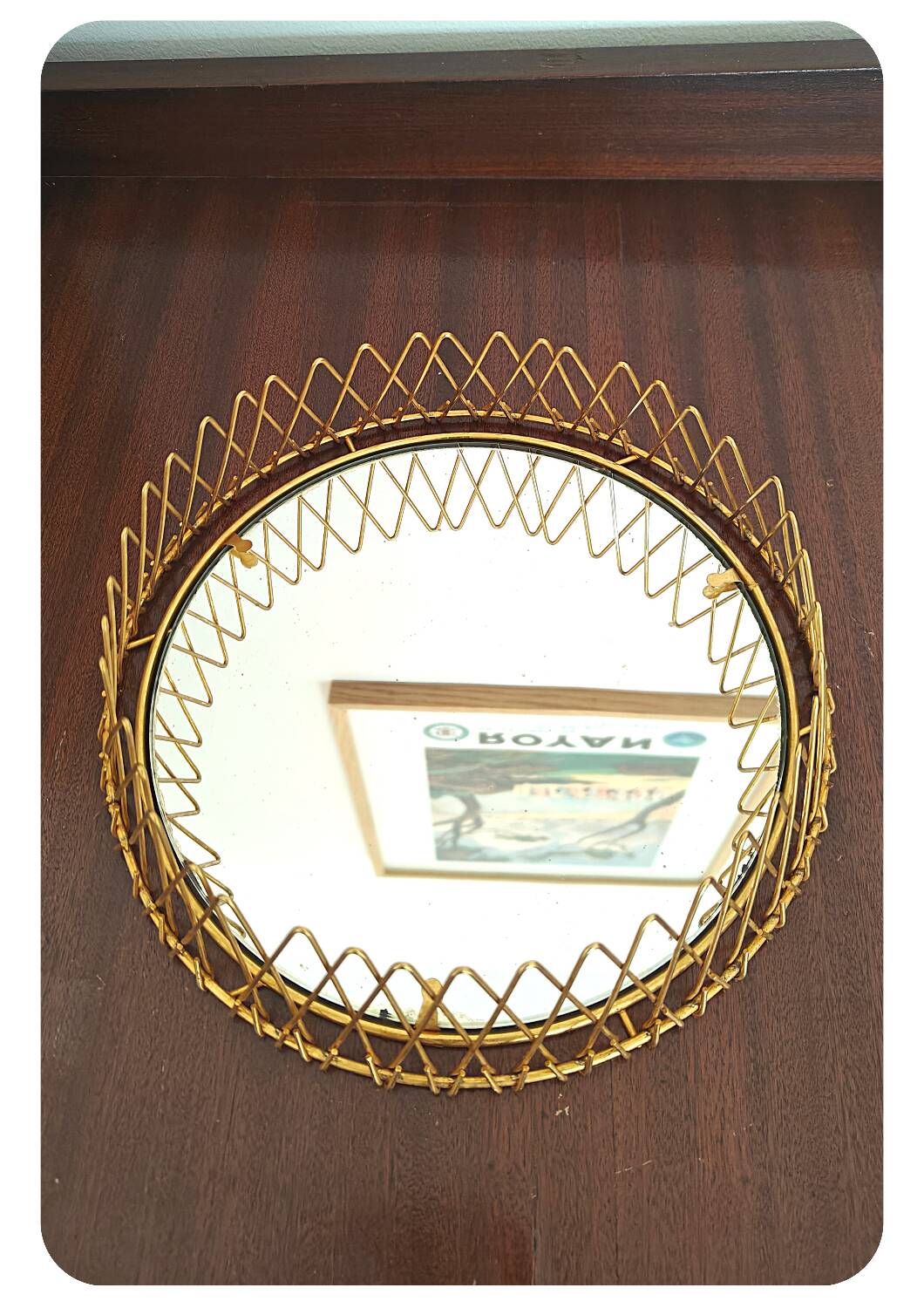 Miroir soleil rétractable Erdecor Escaut, années 1950
