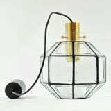 Pair of Mid-Century Glass Ceiling Lights from Limburg, Germany, 1960s