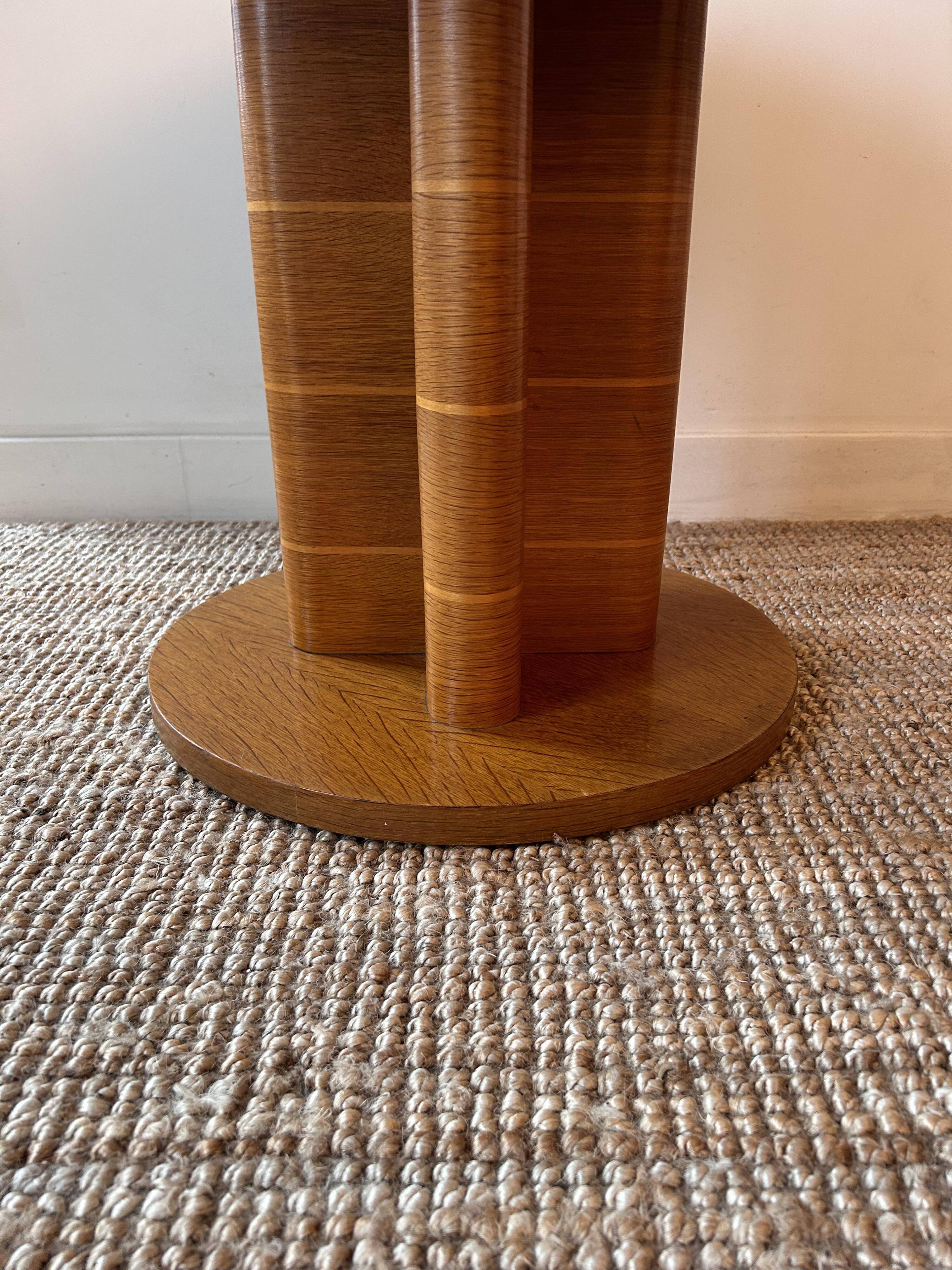 Vintage marquetry coffee table, France 1950s