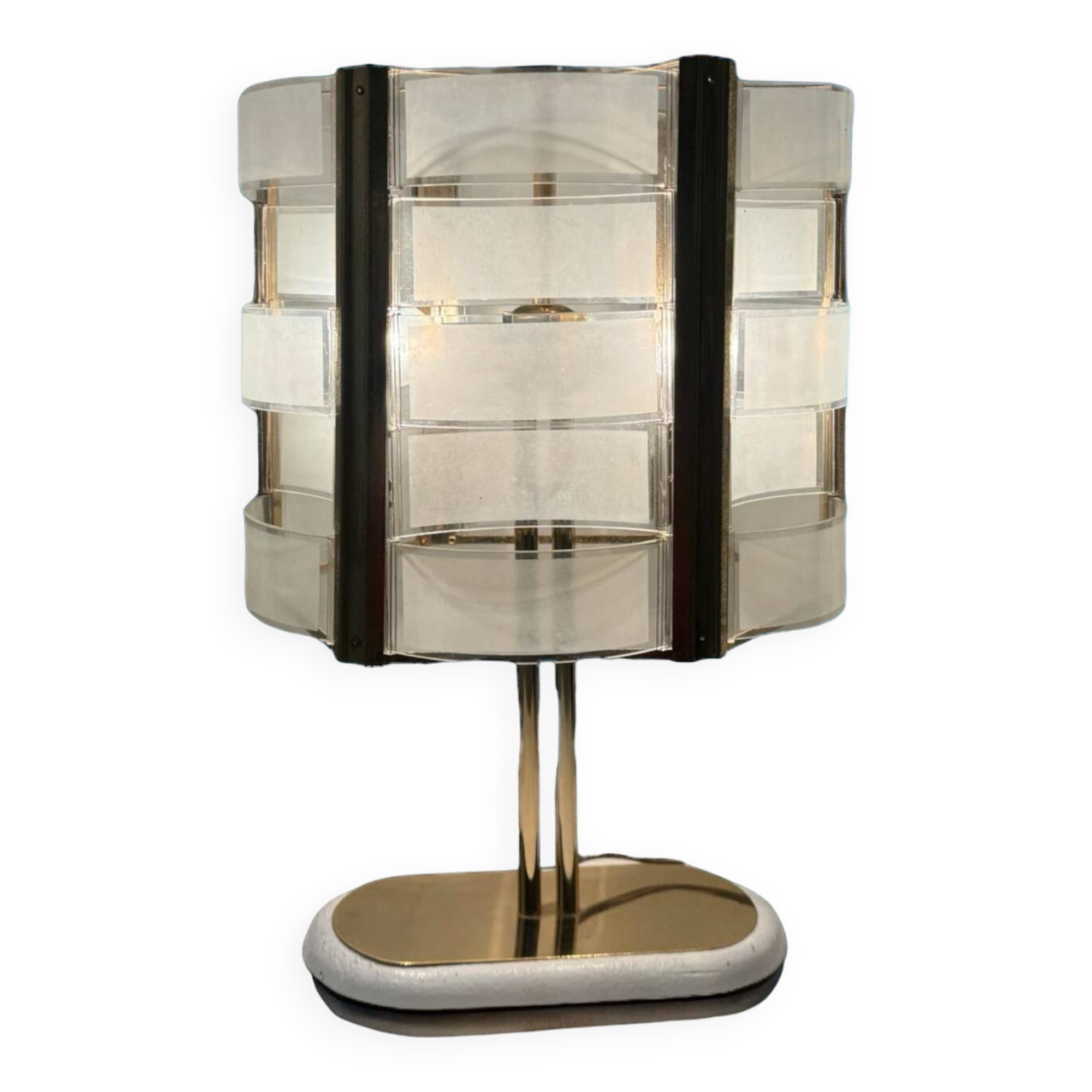 Italian Large Brass Table Lamp 1970’s