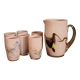 Pitcher and glass service by Murano, Italy, 1960
