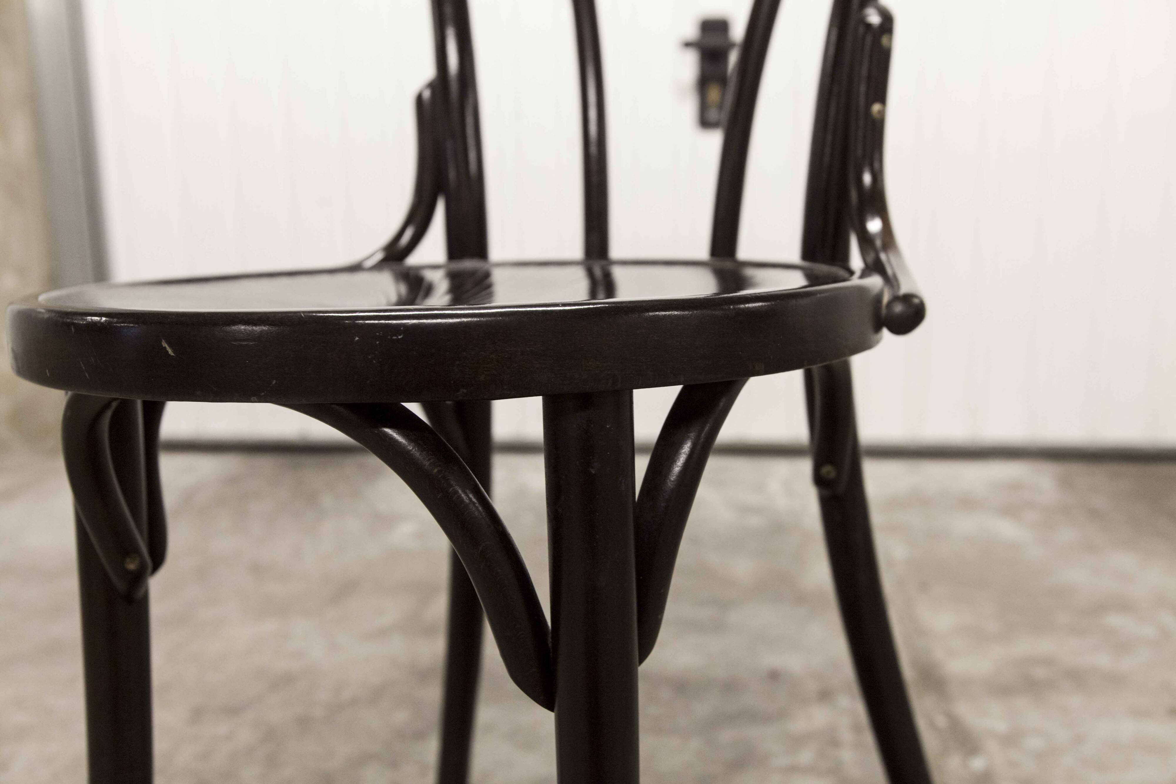 Baumann Bistro Chair ref 24 1990 curved wood