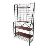 Italian Free Standing Teak Shelving Unit, 1950's