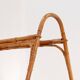 Vintage rattan magazine rack, Netherlands, 1960s