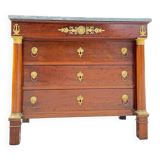 Commode en acajou d’époque empire estampillée courte