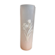 Pink and gold tube vase