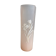 Pink and gold tube vase
