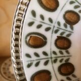 4 dessert plates Boch nut model