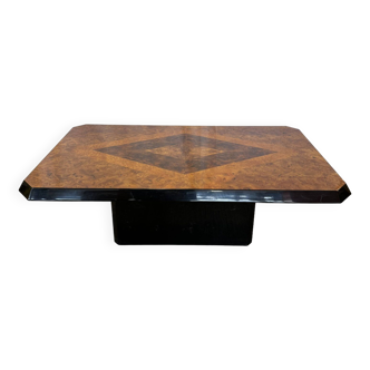 Elm burl coffee table