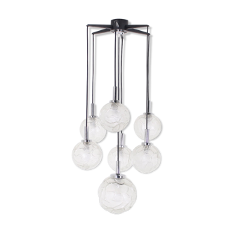 Waterfall pendant lamp 7 fires 70s