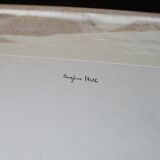 Oil painting of a beach - signed Eugène HUC (1891-1979) - early 20th century