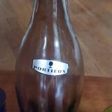 1970 liqueur service tinted glass Verrerie Portieux