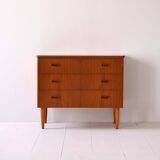 Scandinavian teak chest of drawers