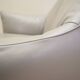 Leather swivel armchair, Italian design, 1990s, manufacture: Natuzzi
