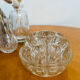 Antique glass flower pick