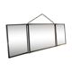 Triptych mirror rectangular 41x15cm