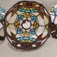 Lot 8 appliqués style tiffany