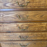 Oak chest of drawers