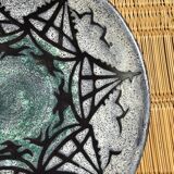 Large round dish St Clément boat motifs