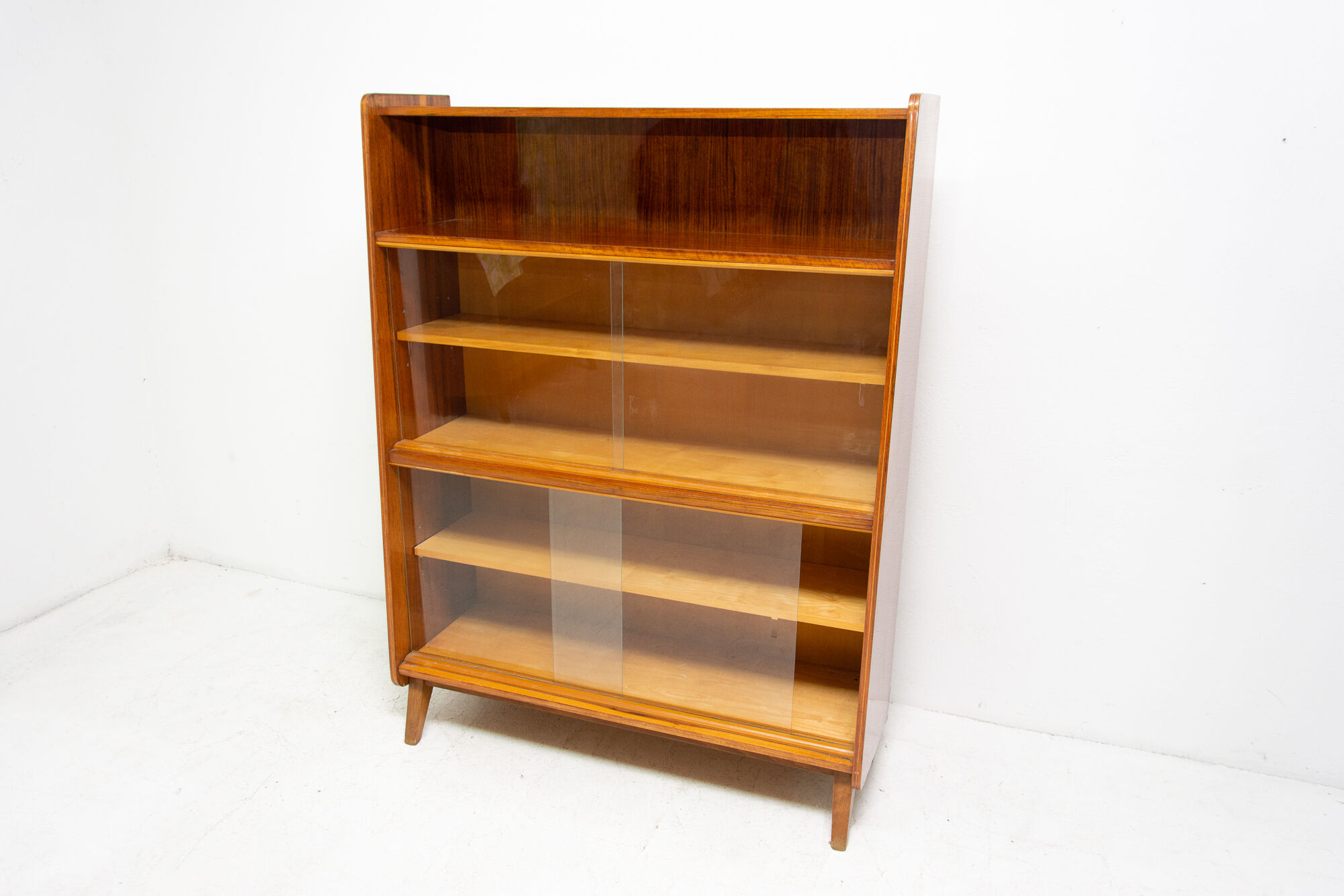 Bibliothèque vintage du milieu du siècle par František Jirák, années 1960, Tchécoslovaquie