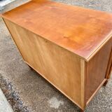 Magnificent Louis XVI style chest of drawers with three drawers