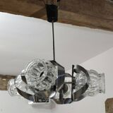 Helena Tynell bubble molded glass chandelier