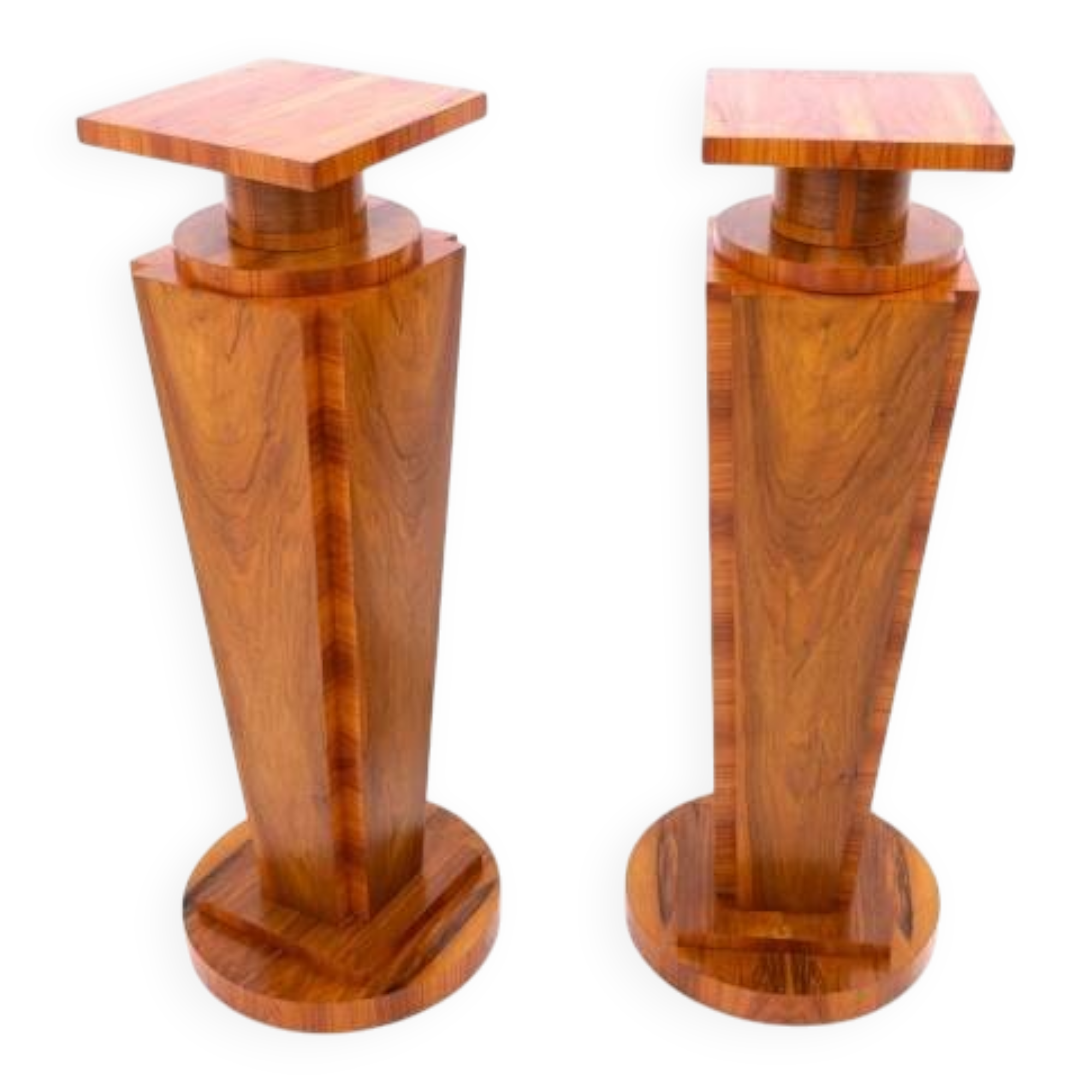 Two Art Deco columns from the 1940s, Poland.