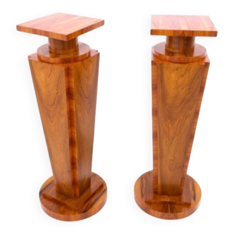 Two Art Deco columns from the 1940s, Poland.