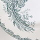 Set of 4 flat plates Terre de Fer, Saint Amand, Daisy