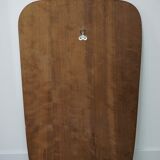 Teak mirror cut "Barrel" 38 x 60 cm