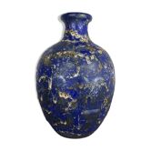 Pottery Fat Lava Multi-Color "837" Floor Vase Made by Ruscha, 1970s