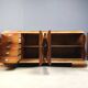 Art deco credenza in Walnut burl, 1930s