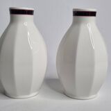 Set of 2 Villeroy & Boch porcelain bottles – GEO model, Luxembourg, 11