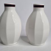 Set of 2 Villeroy & Boch porcelain bottles – GEO model, Luxembourg, 11