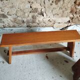 2 benches and 2 brutalist stools from the 50s